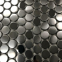 Stainless Steel Mosaic Penny Rounds 12" x 12" Sheets